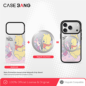  Winnie The Pooh Spring Series - Pooh and Piglet Magsafe Grip Stand Handphone Holder