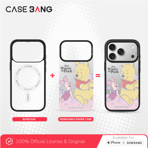 Winnie The Pooh Spring Series - Pooh and Piglet Gaze Magnetic Casing