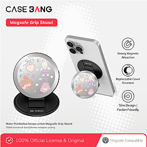 Magsafe Grip Stand Cover-Dreamland-Bear and Bunny