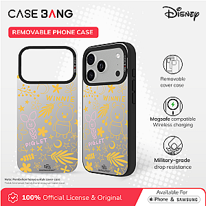 CASEBANG Removable Phonecase Cover Disney Spring Series - Winnie Line Drawing Magnetic Casing