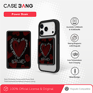 Crimson Heart Series Powerbank 5000 mAh (Surrounded by Love)