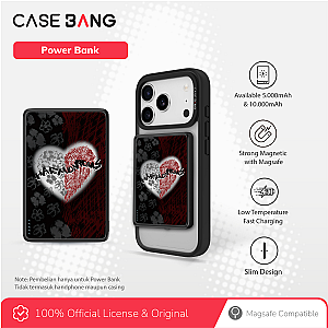 Crimson Heart Series Powerbank 5000 mAh (Same Wavelength)