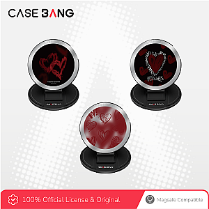 Crimson Heart Series - Full Screen Hearts Magsafe Grip Stand Handphone Holder