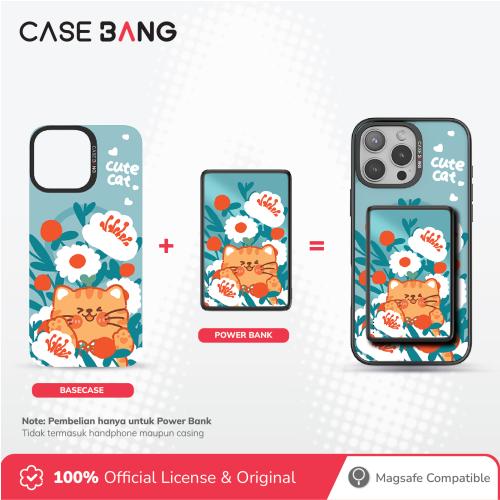 Animal Party Series - Orange Cat Magnetic Power Bank