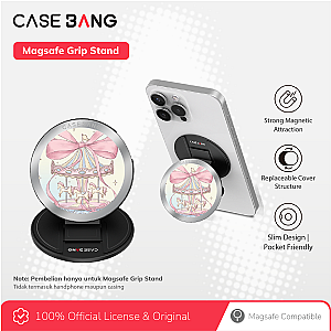  Magic Bow Series - Carousel Bow Magsafe Grip Stand Handphone Holder