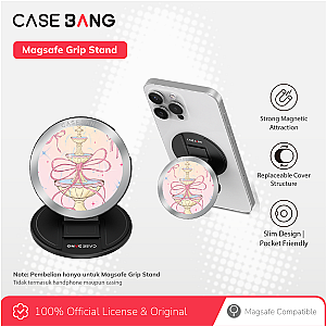  Magic Bow Series - Fountain Bow Magsafe Grip Stand Handphone Holder