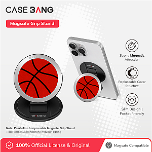 Magsafe Grip Stand Cover-Sports Ball-Basketball