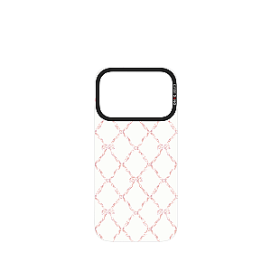 CASEBANG Removable Phonecase Cover Cherry Bow Series - Plaid Bow Magnetic Casing