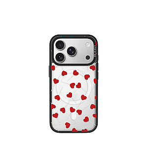 CASEBANG Removable Phonecase Cover Cherry Bow Series - Red Heart Magnetic Casing