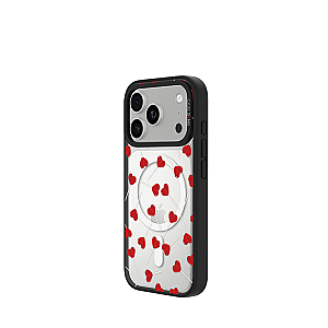 CASEBANG Removable Phonecase Cover Cherry Bow Series - Red Heart Magnetic Casing