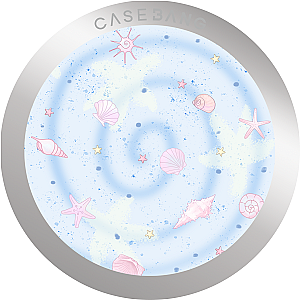  Blue Ocean Series - Swirl Shells Magsafe Grip Stand Handphone Holder