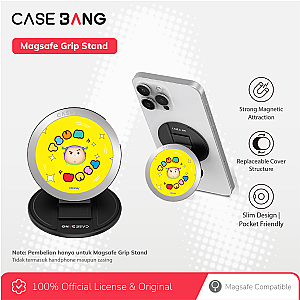  Tsumtsum 3.0 Series - Yellow Tsum Magsafe Grip Stand Handphone Holder