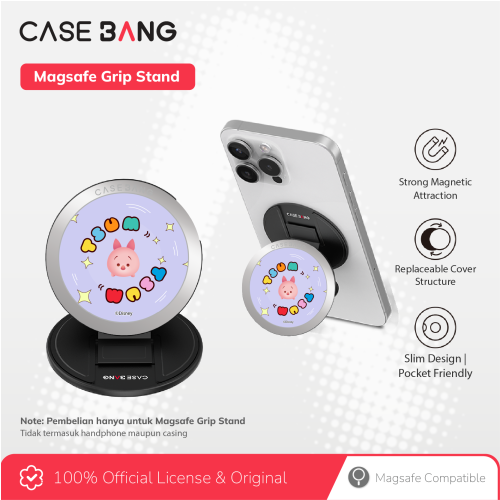  Tsumtsum 3.0 Series - Purple Tsum Magsafe Grip Stand Handphone Holder