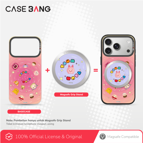  Tsumtsum 3.0 Series - Purple Tsum Magsafe Grip Stand Handphone Holder