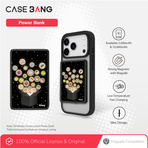  Tsumtsum 3.0 Series Powerbank 5000 mAh (Tsum Bouquet Black)
