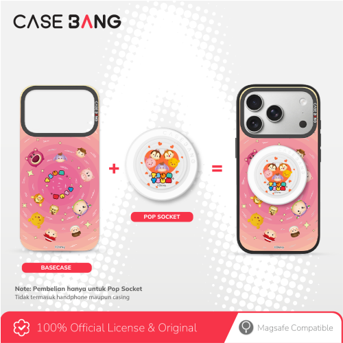  Tsumtsum 3.0 Series - Tsum Heart Pop Socket Stand Handphone Holder