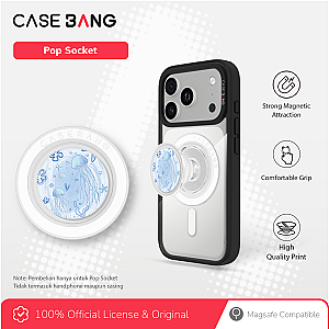  Blue Ocean Series - Jellyfish Dream Pop Socket Stand Handphone Holder