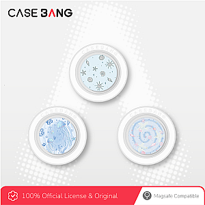  Blue Ocean Series - Swirl Shells Pop Socket Stand Handphone Holder