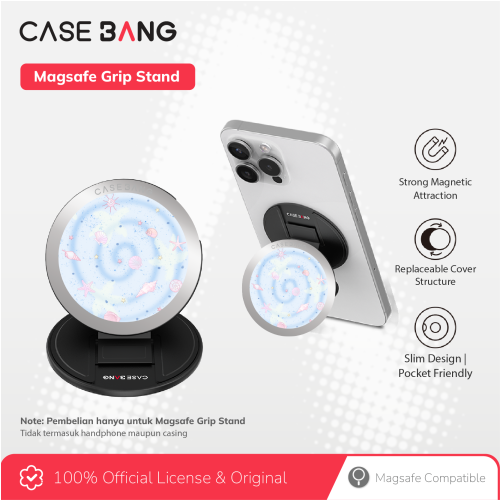  Blue Ocean Series - Swirl Shells Magsafe Grip Stand Handphone Holder