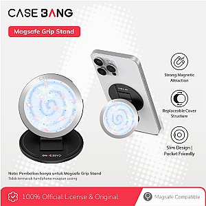  Blue Ocean Series - Swirl Shells Magsafe Grip Stand Handphone Holder