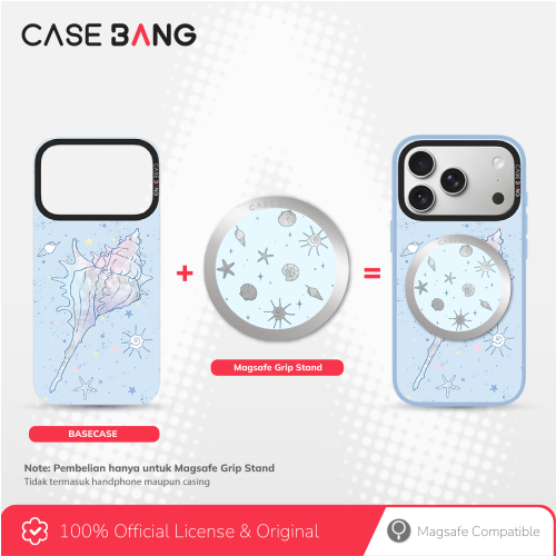  Blue Ocean Series - Starfish Shells Magsafe Grip Stand Handphone Holder