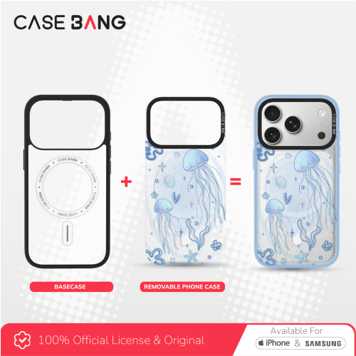  Blue Ocean Series - Jellyfish Dream Magnetic Casing