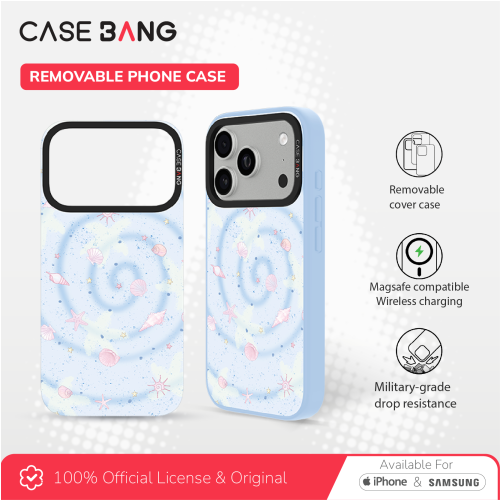  Blue Ocean Series - Swirl Shells Magnetic Casing