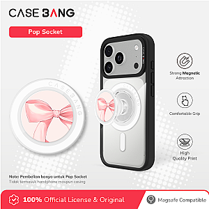 CASEBANG Cherry Bow Series - Silkbow Pop Socket Stand Handphone Holder