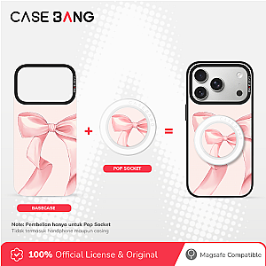 CASEBANG Cherry Bow Series - Silkbow Pop Socket Stand Handphone Holder