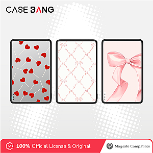 CASEBANG Cherry Bow Series Powerbank 5000 mAh (Plaid Bow)