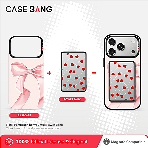 CASEBANG Cherry Bow Series Powerbank 5000 mAh (Red Heart)