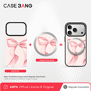 CASEBANG Cherry Bow Series - Silkbow Magsafe Grip Stand Handphone Holder