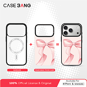 CASEBANG Removable Phonecase Cover Cherry Bow Series - Silkbow Magnetic Casing