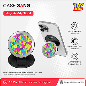 Toy Story 3.0 Series - Retro Toy Pattern Magsafe Grip Stand Handphone Holder