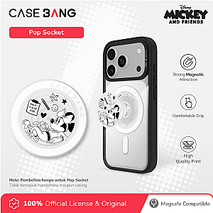 Mickey and Friends 3.0 Series - Cozy Minnie Pop Socket Stand Handphone Holder