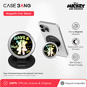 Mickey and Friends 4.0 Series - Mickey Happy Together Magsafe Grip Stand Handphone Holder