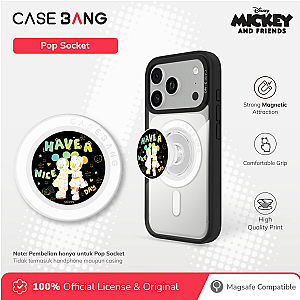 Mickey and Friends 4.0 Series - Mickey Happy Together Pop Socket Stand Handphone Holder