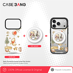 Winnie The Pooh 1.0 Series - Creamy Yellow Pooh Pop Socket Stand Handphone Holder