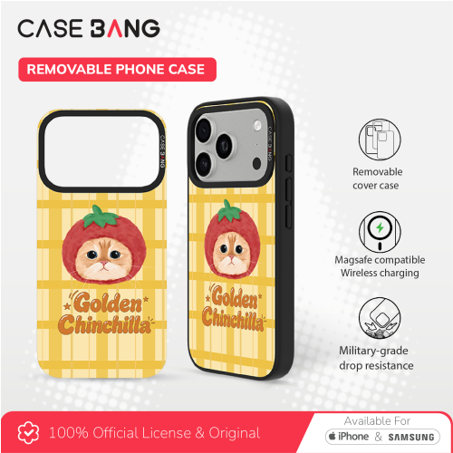 Cat Series - Golden Chincilla Magnetic Casing
