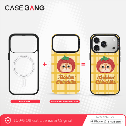 Cat Series - Golden Chincilla Magnetic Casing