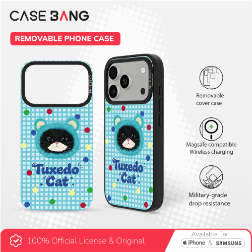 Cat Series - Dotty Tuxedo Magnetic Casing