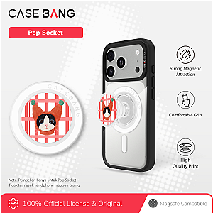 CASEBANG Cat Series - Tuxedo Cat Pop Socket Stand Handphone Holder