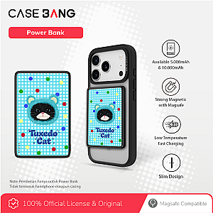 CASEBANG Cat Series Powerbank 5000 mAh (Dotty Tuxedo)