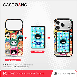 CASEBANG Cat Series Powerbank 5000 mAh (Dotty Tuxedo)