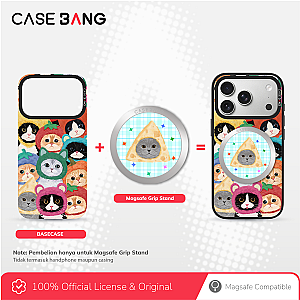 CASEBANG Cat Series - British Blue Magsafe Grip Stand Handphone Holder