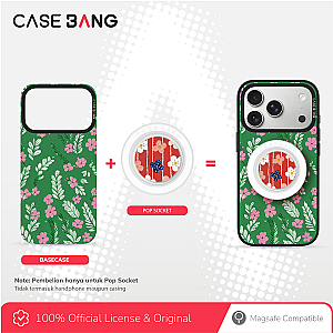 CASEBANG Floral Series Series - Flower Rain Pop Socket Stand Handphone Holder