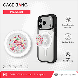 CASEBANG Aayjewel Series Series - Strawberry Delight Pop Socket Stand Handphone Holder