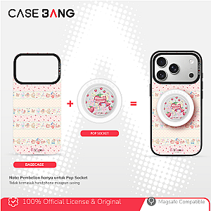 CASEBANG Aayjewel Series Series - Strawberry Delight Pop Socket Stand Handphone Holder