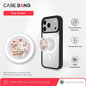 CASEBANG Aayjewel Series Series - Jewel Creamy Pop Socket Stand Handphone Holder