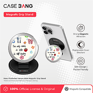 CASEBANG Relax Soul Series - Worship of Happiness Magsafe Grip Stand Handphone Holder